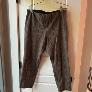 Women’s Black and White Striped Pants